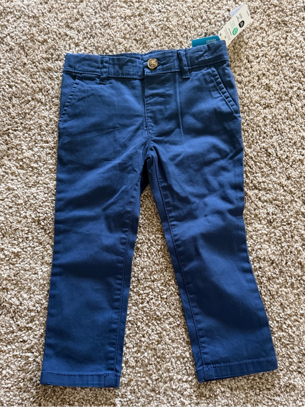 Carter’s Boys Blue Chino Pants Size 2T NWT